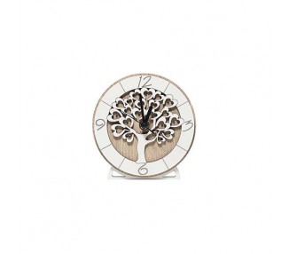 Orologio in legno mdf con albero della vita e cuori . Disponibile in diverse misure.